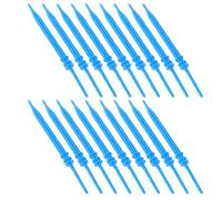 100pcs Blue Plastic Drip Irrigation Emitters with Stable Flow | Straight Arrow Structure, Optimised Water Path, Suitable for Planter Boxes, Balconies, Greenhouses and Home Gardens
