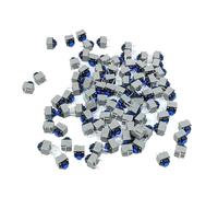 100PCS Blue/Red Push Mute Button 6 * 6 * 3.5/6 * 6 * 4.3/6 * 6 * 7.3/6x6x9.5MM Silent Switch Wireless Wired Button Switch(6x6x7.3MM)