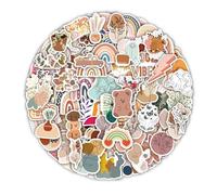100Pcs Boho Stickers, Bohemian Stickers, Trendy Aesthetic Stickers Personalised Stickers for Scrapbooking Laptop Car Phone Skateboard Computer Wall Window Water Bottle