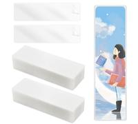 100pcs Bookmark Laminating Pouches, 8.27x2in Hot Laminating Pouches 4.9 Mils Clear Bookmark Sleeves Plastic Thermal Laminating Pockets for Book Lovers Nature Lovers