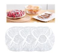 100Pcs Bowl Covers Bread Proofing Cover Stretchable Plastic Shower Caps for Sourdough Bread Reusable Sourdough Essentials Elastic Breads Baking Supplies BPA Free Food Grade for Storage Containers