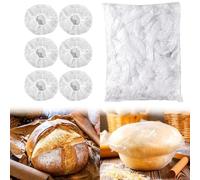 100PCS Bowl Covers for Bread Proofing, Reusable Sourdough Bread Baking Accessories, Plastic Bread Proofing Cover,Food Storage Covers Lids, Bowl Lids Kitchen Supplies