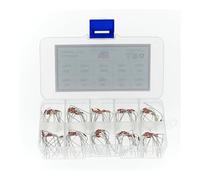 100Pcs/Box 10value Thermistor Resistor Kit NTC-MF58 2K 5K 10K 15K 20K 50K 100K 200K 500K 1M Temperature sensor +/-5% 3950B BIANMTSW