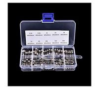 100Pcs/Box 250V 0.2A to 20A Glass Quick Fast Blow Glass Tube Fuses Car Assorted Kit 5x20mm Protected circuits