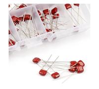 100Pcs/Box CBB Metal Film Capacitors Assortment Kit 63V 100V 10Values 102 222 332 472 103 223 333 473 683 104 154 224 334 474 56