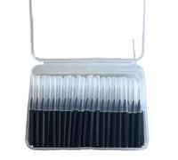 100Pcs/box Interdental Brushes Health Care Tooth Escova Cleaners Orthodontic Dental Teeth Brush Oral Hygiene Tool for Cleaning Gaps Between Teeth(100pcs Black 0.7mm)