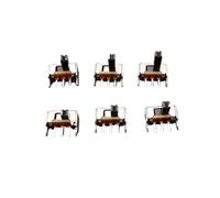100Pcs/box Mi cro Slide Switch 2/3/4/5/6/7mm 3 Pin 1P2T SPDT PCB Toggle Switch DC 50V 0.5A SK12D07 SS12F15 Slide Switch