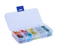 100pcs/box Multicolor Mini Blade Fuse Assorted 5 7.5 10 15 20 25 30 Amp Car Auto Small Size Low Fuse Protected circuits