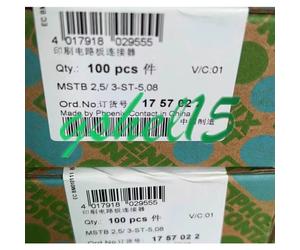 100PCS/Box NEW Phoenix MSTB2.5/3-ST-5.08-1757022 terminal #HJ