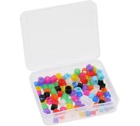 100Pcs Box Rings Multi-Color Universal Silicone Instrument Rings, Ring Instrument Code Practical Treatment