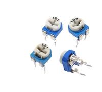 100Pcs/Box RM065 Carbon Film Horizontal Trimpot Potentiometer Assortment Kit 10 Values Variable Resistor 500R 1K 2K 5K 10K -1M