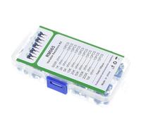 100Pcs/Box RM065 Carbon Film Horizontal Trimpot Potentiometer Assortment Kit 10 Values Variable Resistor 500R - 1M
