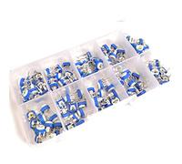 100pcs/Box RM065 Potentiometer Adjustable Resistor Kit 500-1M Ohm Multiturn Trimmer Potentiometer Set Variable Resistors Kit Electromechanical components