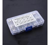 100Pcs/Box Set 5x20mm 6 * 30mm Quick Blow Ceramics/Glass Tube Fuse Assorted Kits Fast-Blow Glass Fuses Mixed Suit Fuse Protected circuits (Color : Glass 6x30)