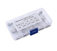 100Pcs/Box Set 5x20mm 6 * 30mm Quick Blow Ceramics/Glass Tube Fuse Assorted Kits Fast-blow Glass Fuses Mixed Suit IDGTTLDF(Ceramics 5x20)