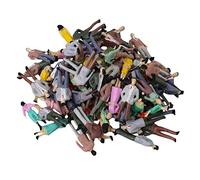 100PCS BQLZR 1:50 Scale O Gauge Hand Painted Layout Model Train People Figure