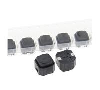 100PCS Braid Tact Switch 6 * 6 * 5MM Mute Switch Silicone Keypad Push Button Switch 6X6X5 MM 2Pins Silent Switches IDGTTLDF