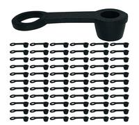 100pcs Brake Bleeder Nipple Cap 8mm Rubber Black Replacement | Wide Compatibility, Quick Air Removal, Leak Prevention, for Brake Screw and Long Rides