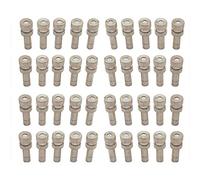 100pcs Brass isting Nozzles for Outdoor Cooling Syste/, ister Nozzle Atoizing isting Sprayer Fog Nozzles for Garden, Huidification, Dust Control, Landscaping, 6 (Size : 0.6)