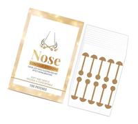 100pcs Breathable Nose Patches Lifting Nose Strips Comfortable and Cool Feeling in Various Environments Invisible Nose Lift