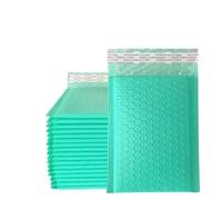 100Pcs Bubble Mailer Envelope Mailing Shipping Packaging Small Business Supplies Self Seal Waterproof Express(Green,18 * 23cm)