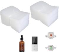 100Pcs Bubble Pouche Wrap, 8”x10” Bubble Bags for Shopping, Double Wall Bubble Cushioning Wrap Bags for Mailing Packing, Moving and Storage Fragile China Dishes Electronic Item