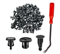 100PCS Bumper Clips for Honda - 10mm Front Fender Liner Clip for Honda CR-V Accord Civic and Acura, Plastic Rivet Retainer Clips Replace OEM: 91503-SZ3-003