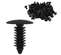 100PCS Bumper Retainer Clips, Universal Nylon Bumper Rivets Screws Push Fastener Retainer for Automotive Car Door Trim