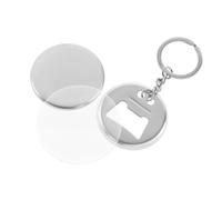 100Pcs Button Badge Bottle Opener Key Ring Blank Badge DIY Crafts Materials 44mm/58mm Button Maker Parts For Craft Production(58mm)
