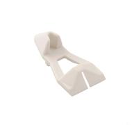 100pcs Cabinet Board Support Pegs, White Plastic Shelf Pins for 16mm Shelves, Small Shelf Support Clips with Self-Locking Design, Thickened for Durable