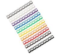 100pcs Cable Tags 0-9 Numbered Plastic Cord Marking
