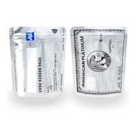 100Pcs Cali Packs 3.5g bags, Mylar bags 3.5g, Resealable Cali Packs for Snacks, Jewelry, Spice Samples, Ziplock Food Storage Bags (10x13cm)