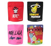 100Pcs Cali Packs 3.5g, Mylar Bags 3.5g, Resealable Cali Packs for Snacks, Jewelry, Spice Samples, Small Ziplock Food Storage Bags (10x13cm)