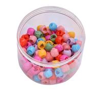100pcs Candy Color round Plastic Jaw Clips, Mini Hair Claw for Women | 2 Boxes, Buckle Design, Lightweight Anti-mess Hold, Clip in Hair Beads