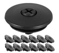 100pcs Car Floor Mat Retainer Clips for Car Mats, Black Plastic