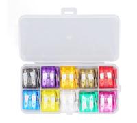 100Pcs Car Fuse Blade Medium 2A-35A 10 Types Fuse