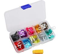 100PCS Car Fuses 2A 3A 4A 5A 7.5A 10A 15A 20A 25A 30A Amp with Box Clip Assortment Auto Blade Type Fuse Set Truck Accessories Protected circuits