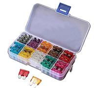 100PCS Car Fuses 2A 3A 5A 7.5A 10A 15A 20A 25A 30A 35A Amp with Box Clip Assortment Auto Blade Type Fuse Set Truck Auto Fuse Set Protected circuits