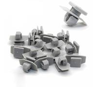 100pcs Car Wheel Arch Flare Moulding Trim Clips Gray Plastic Fasteners | Supplied as a pack of 100 grey plastic wheel arch moulding trim clips for secure replacement.