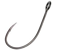 100pcs Carbon Steel Fishing Hooks with Barb Large Eye Spoon Pipe Handle