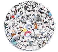 100PCS Cartoon Penguin Stickers for Teens, Boys and Girls - Vinyl Pack for Skateboard, Guitar, Door, Laptop, Luggage, Car, Bike, Water Bottle - Birthday Party Supplies