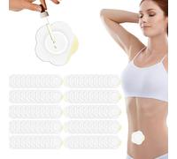 100Pcs Castor Oil Pack Wrap for Belly Button, Self-Adhesive Belly Button Patches, 6x6cm Breathable Pack Wrap Kit for Relaxation & Daily Wellness (Not Included Oil)