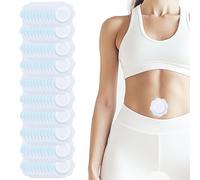 100pcs Castor Oil Pack Wrap for Belly Button, Self-Adhesive Disposable Castor Oil Patches, Hydroentangled Fabric Highly Absorbent, No Wash, Easy to Use