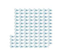 100Pcs Cat Clamps Cute Kitten Shape Strong Clamping Durable Metal Hollow Clips for Home Office School (Type 2)