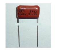 100pcs CBB capacitor 271 2000V 271J 2KV 270pF 0.27nF P15 CBB81 Metallized Polypropylene Film Capacitor BIANMTSW