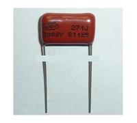 100pcs CBB capacitor 271 2000V 271J 2KV 270pF 0.27nF P15 CBB81 Metallized Polypropylene Film Capacitor EKFBQBGW