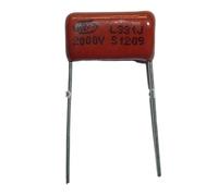 100pcs CBB capacitor 331 2000V 331J 2KV 330pF 0.33nF P15 CBB81 Metallized Polypropylene Film Capacitor MQXFCZUX