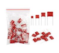 100Pcs CBB Metallized Polypropylene Film Capacitor 10Values x 10Pcs=100Pcs Sample Kit 100V 103J 223J Assortment Kit