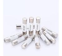 100PCS,Ceramic Fuse Tube,5 * 20mm 6 * 30mm Fast Blow Tube Fuses,250V,0.5/1/2/3/4/5/6/8/10/15/20/25/30A,Electrical Circuits Protected circuits (Color : 6x30, Size : 30A)