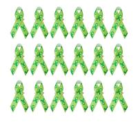 100pcs Charity Heart and Peace Emblems Pins for Awareness, B